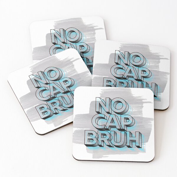 Item preview, No cap bruh meme black and blue designed and sold by Patsmerch.