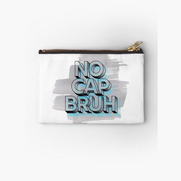 Item preview, No cap bruh meme black and blue designed and sold by Patsmerch.