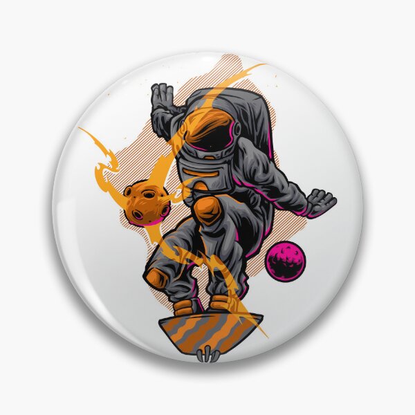 Item preview, Skateboarding astronaut with a cool style designed and sold by Joncasmiart.