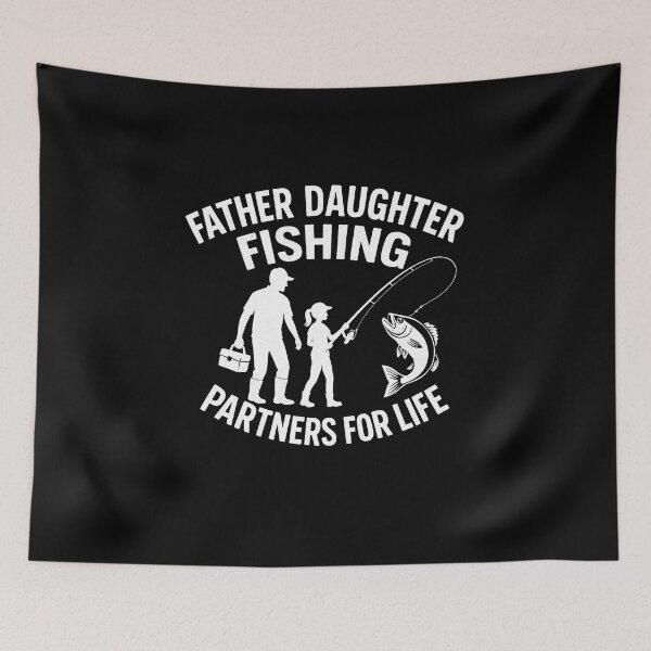 Item preview, Father Daughter Fishing Partners For Life – Silhouette Design designed and sold by Vibeware.
