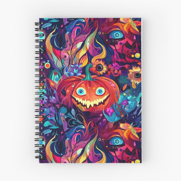 Item preview, Fantasy Pumpkin Retro Halloween Psychedelic designed and sold by SecretDicer.