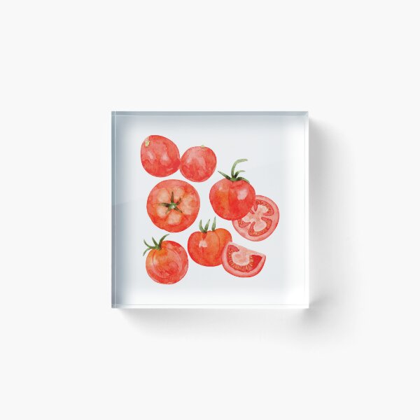 Item preview, Ripe Tomatoes in Watercolor designed and sold by andrebalest.art.