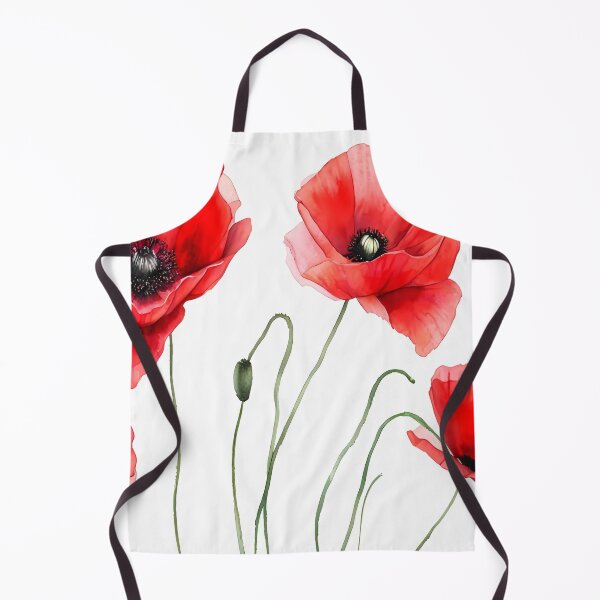 Item preview, Vibrant red poppies designed and sold by PlanetaBarte.
