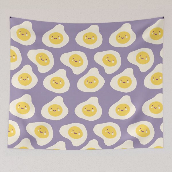 Item preview, Cute Smiley Fried Eggs designed and sold by Napxcha.