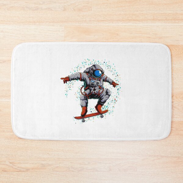 Item preview, Astronaut skater with a red skateboard. designed and sold by Joncasmiart.