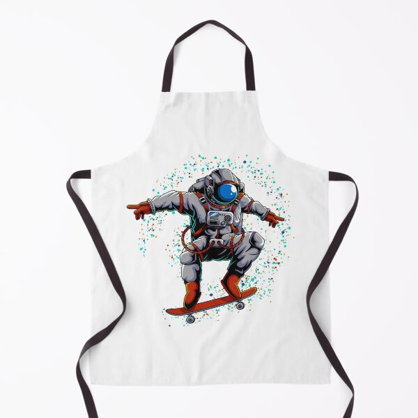Item preview, Astronaut skater with a red skateboard. designed and sold by Joncasmiart.