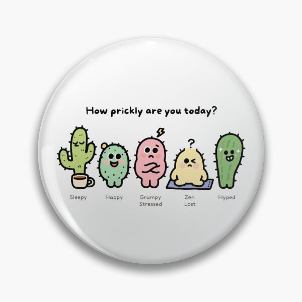 Item preview, How prickly are you today? designed and sold by Empowered Mind Prints.