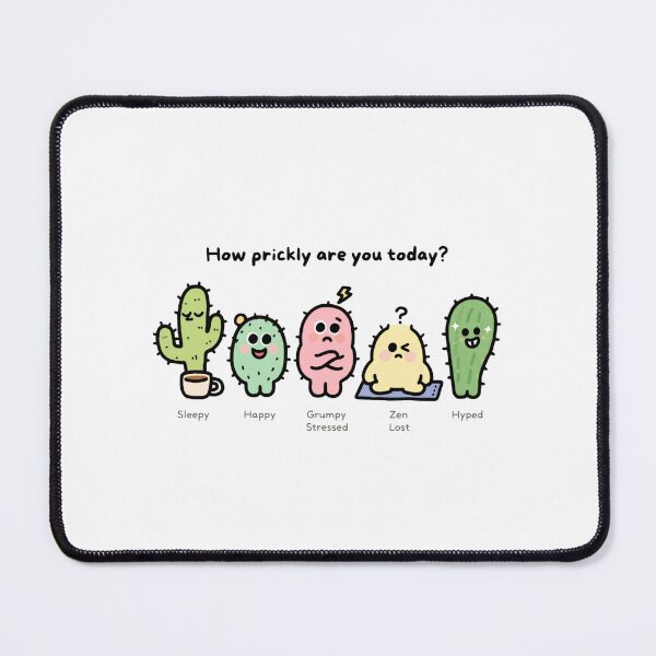 Item preview, How prickly are you today? designed and sold by Empowered Mind Prints.
