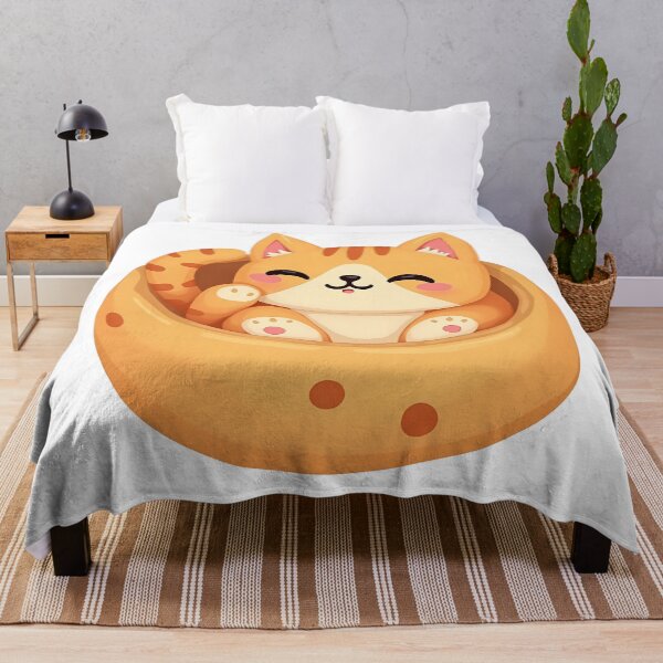 Item preview, Cute Orange Cat with Leg Up Kawaii Loaf Tabby Vinyl designed and sold by zoughlal.