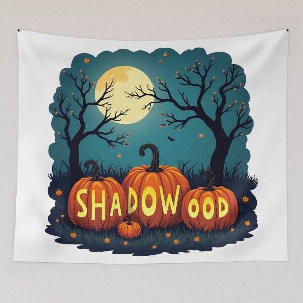 Item preview, Shadowood Farm Spooky Pumpkin Vine Halloween Botanical  designed and sold by zoughlal.
