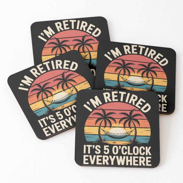 Item preview, It's 5 O'clock Everywhere I'm Retired 2025 designed and sold by AniArtPL.