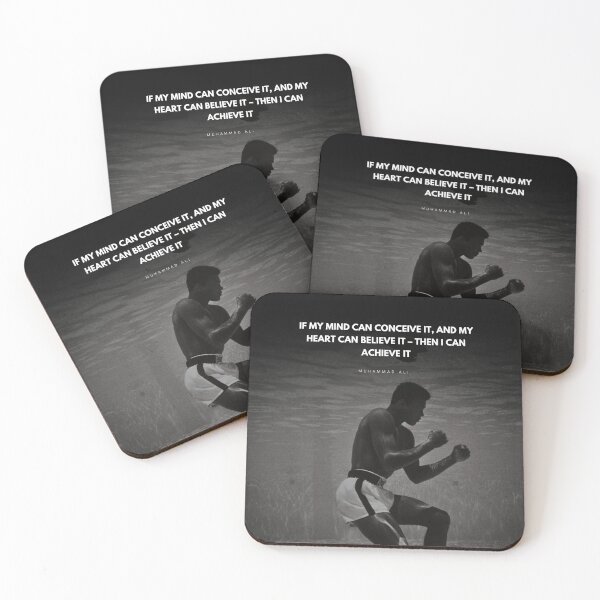 Item preview,  Muhammad Ali Motivational Portrait designed and sold by SuccessInsanity.
