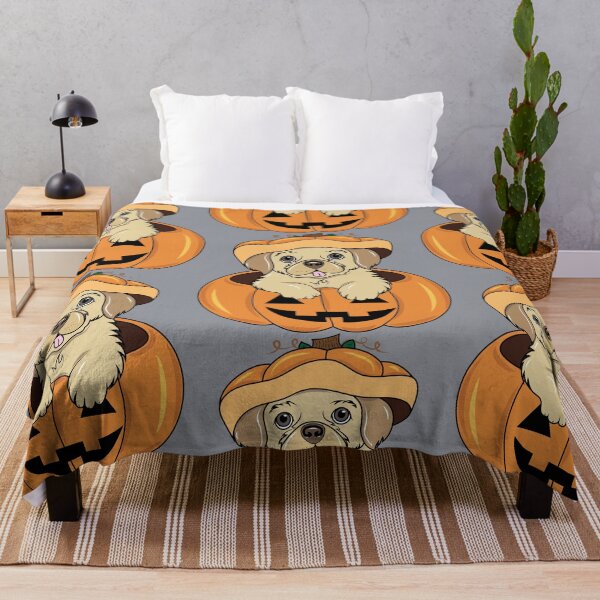 Item preview, Cute Puppy in Pumpkin Halloween designed and sold by SprinklesNSpice.