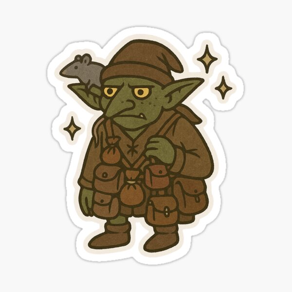 Item preview, Goblin mit Rattenfreund designed and sold by Stic.kvers.