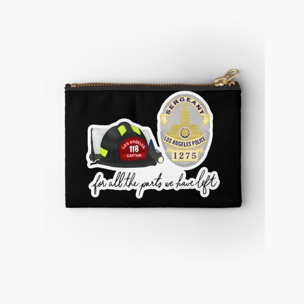 Item preview, Los Angeles Police (LAPD) and Fire (LAFD) Crossover "For All the Parts" designed and sold by Art by Jessica Beroldi.