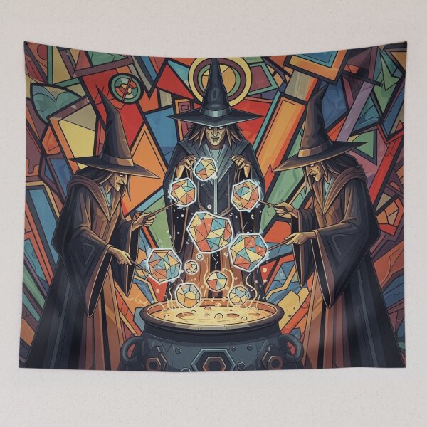 Item preview, Macbeth Witches, "Double Double Toil and Trouble" designed and sold by shakespeare1212.
