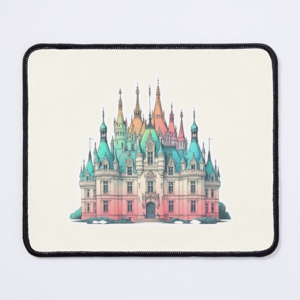 Item preview, Minimalist French Castle - Modern Chateaucore Aesthetic Wall Art designed and sold by Sugar Wisdom .