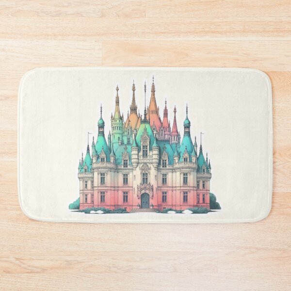 Item preview, Minimalist French Castle - Modern Chateaucore Aesthetic Wall Art designed and sold by Sugar Wisdom .