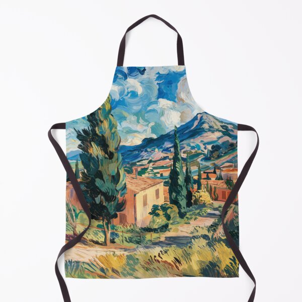 Item preview, Provence Countryside View | Vibrant French Landscape with Cypress Trees – Carraann designed and sold by CARRAANN.