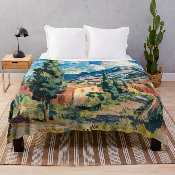 Item preview, Provence Countryside View | Vibrant French Landscape with Cypress Trees – Carraann designed and sold by CARRAANN.