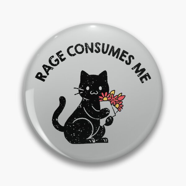Item preview, Rage Consumes Me Lovely Black Cat by Tobe Fonseca designed and sold by Tobe Fonseca®.