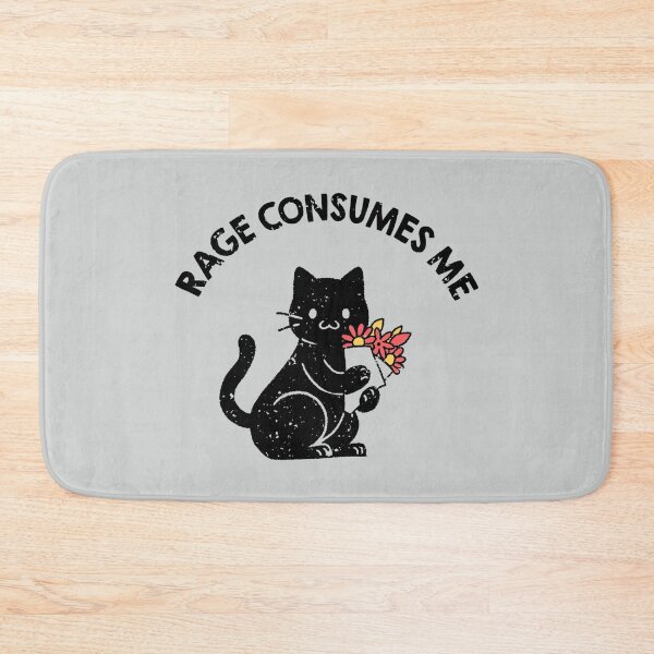 Item preview, Rage Consumes Me Lovely Black Cat by Tobe Fonseca designed and sold by Tobe Fonseca®.