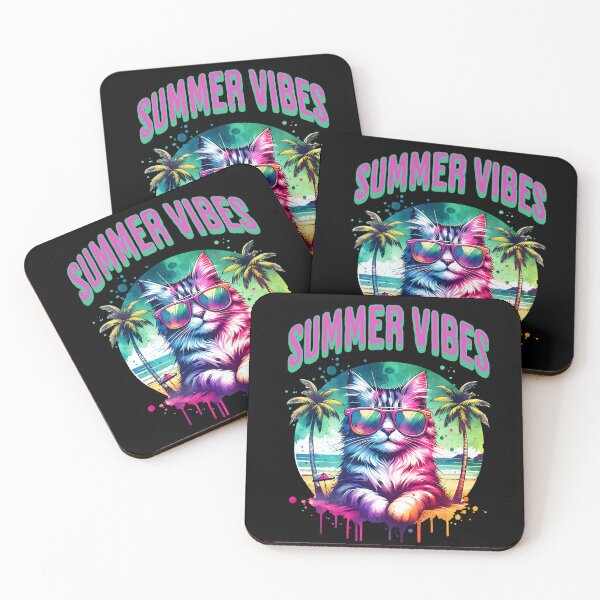 Item preview, Summer Vibes - cool cat design designed and sold by ReneMM.