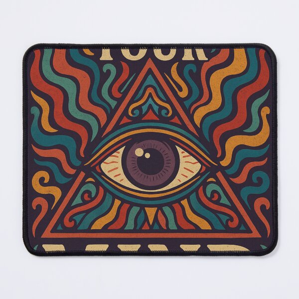 Item preview, Expand Your Mind – Psychedelic Eye Design designed and sold by AIwearOfficial.