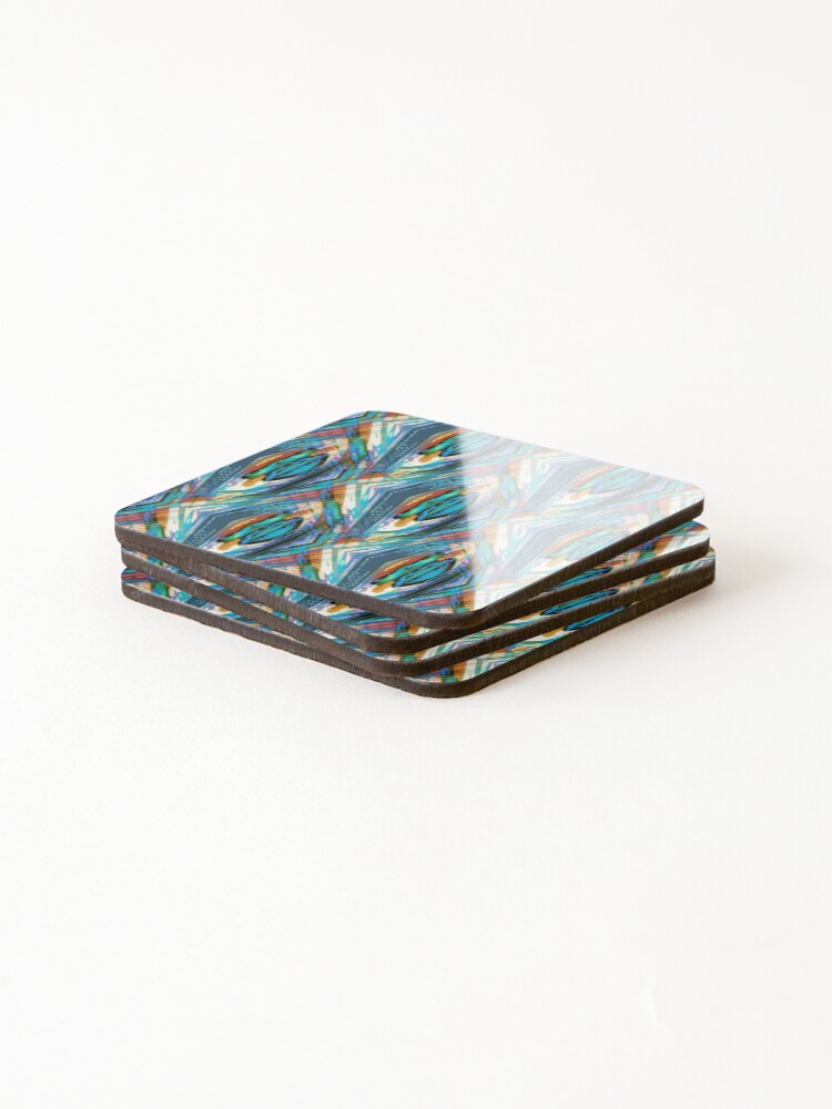 Thumbnail 4 of 5, Coasters (Set of 4), Triangular Abstract designed and sold by CarolM.