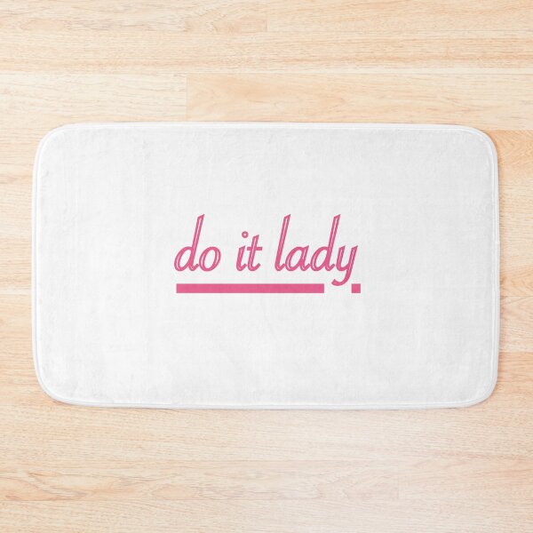 Item preview, Pink Do it lady minimalist design  designed and sold by JDesignWorkshop.