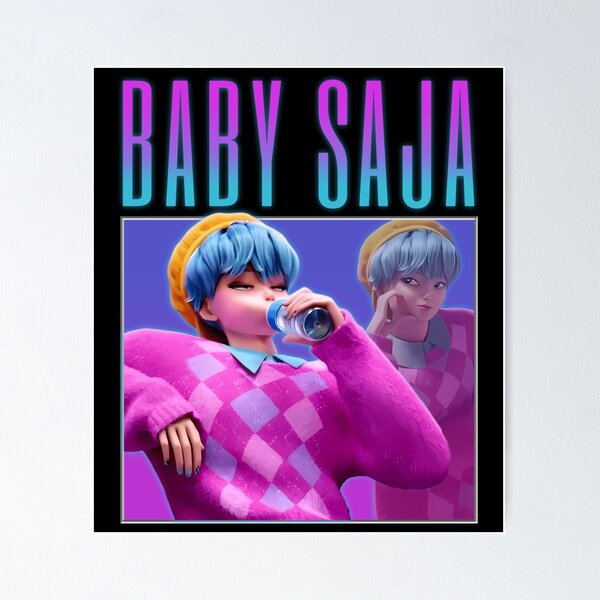 Item preview, Baby Saja Kawaii Boys Demon Hunters designed and sold by quotes-print.