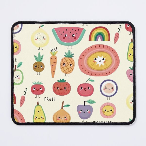 Item preview, Cute Fruits and Vegetables designed and sold by Napxcha.