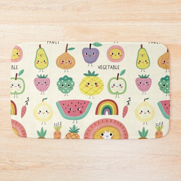 Item preview, Cute Fruits and Vegetables designed and sold by Napxcha.
