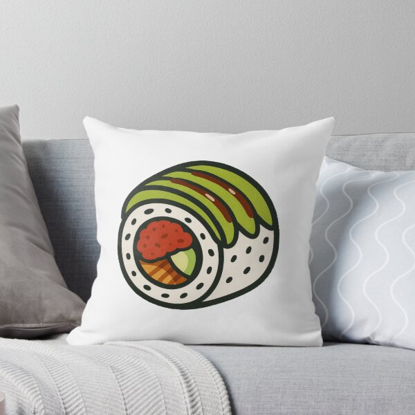 Item preview, Dragon Roll Sushi Avocado Shrimp Japanese Food Art designed and sold by Vendeloc.