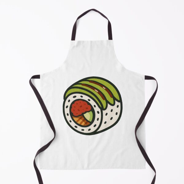 Item preview, Dragon Roll Sushi Avocado Shrimp Japanese Food Art designed and sold by Vendeloc.