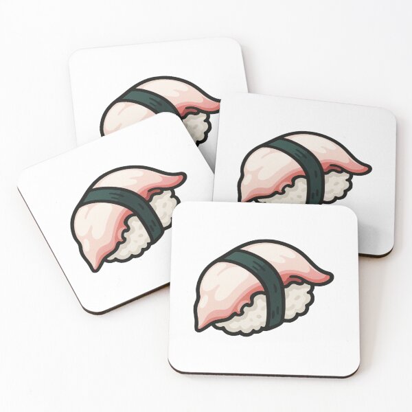 Item preview, Octopus Sushi Nigiri Kawaii Japanese Seafood Art designed and sold by Vendeloc.