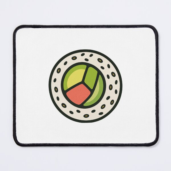 Item preview, California Roll Sushi Kawaii Japanese Cuisine Design designed and sold by Vendeloc.