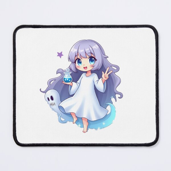 Item preview, Olivia Waifu Cup Transparent Ghost Girl Anime Lavender designed and sold by zoughlal.
