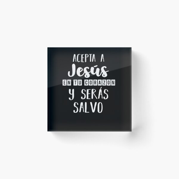 Item preview, Acepta a Jesús en tu Corazon Mensaje Cristianos Dios Spanish designed and sold by NUMAcreations.