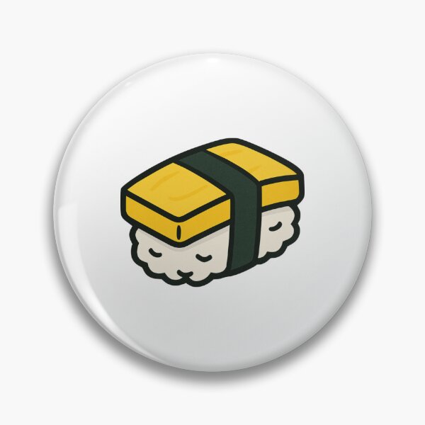 Item preview, Tamago Sushi Nigiri Cute Japanese Food Art designed and sold by Vendeloc.