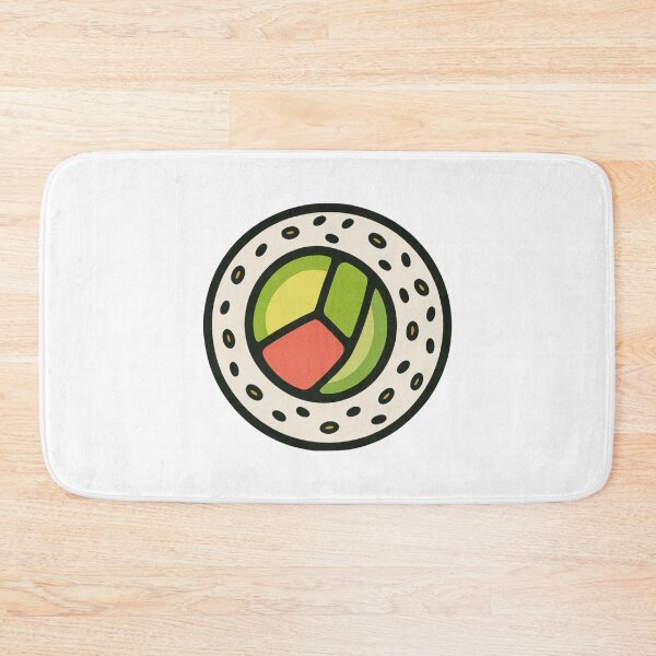 Item preview, California Roll Sushi Kawaii Japanese Cuisine Design designed and sold by Vendeloc.
