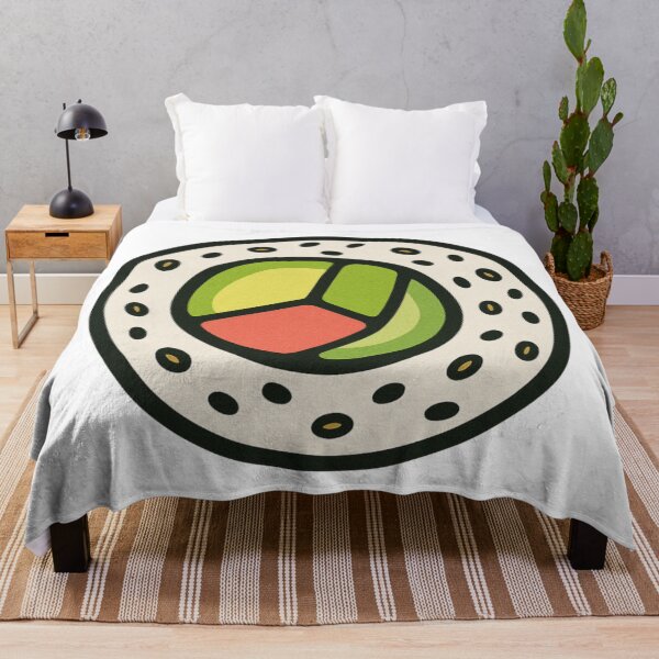 Item preview, California Roll Sushi Kawaii Japanese Cuisine Design designed and sold by Vendeloc.