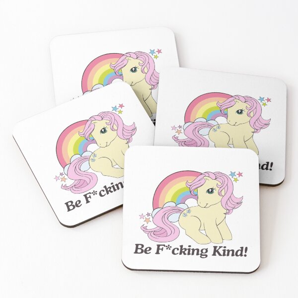 Item preview, Be F*cking Kind! Retro Pony designed and sold by hellorodeo.