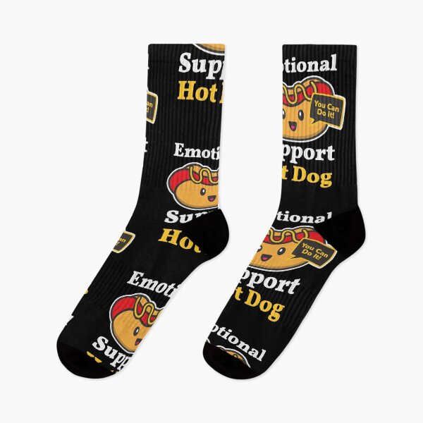 Item preview, Emotional Support Hot Dog Funny Comfort Food Hot Dog designed and sold by The Junto Shop.