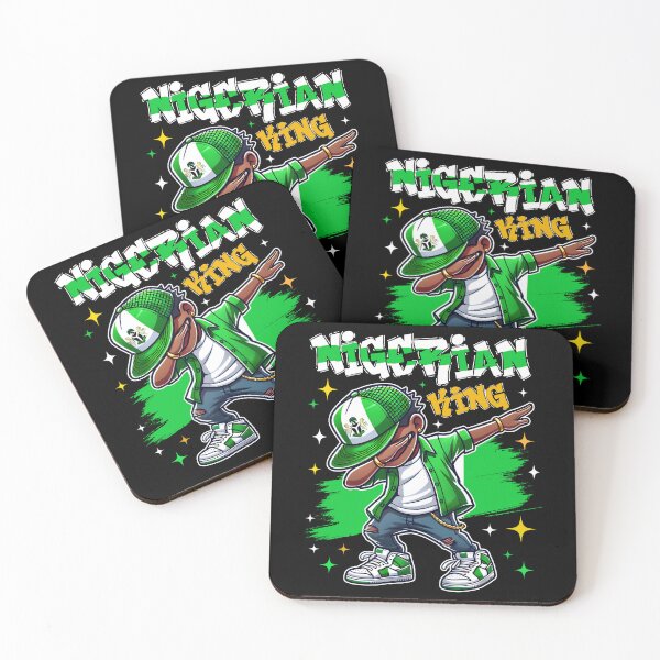 Item preview, Nigerian King dabbing Nigeria Flag Pride Nigeria for Kids designed and sold by NUMAcreations.