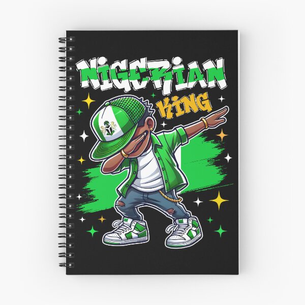 Item preview, Nigerian King dabbing Nigeria Flag Pride Nigeria for Kids designed and sold by NUMAcreations.