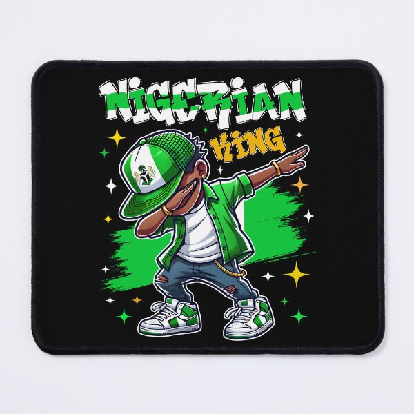Item preview, Nigerian King dabbing Nigeria Flag Pride Nigeria for Kids designed and sold by NUMAcreations.