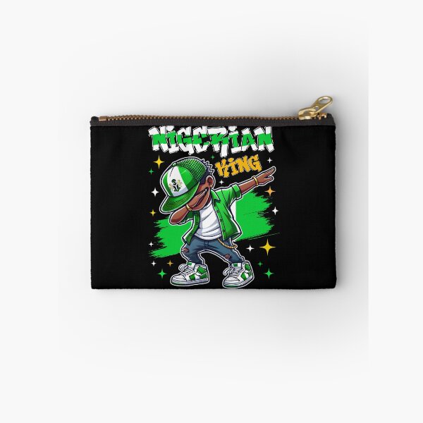 Item preview, Nigerian King dabbing Nigeria Flag Pride Nigeria for Kids designed and sold by NUMAcreations.