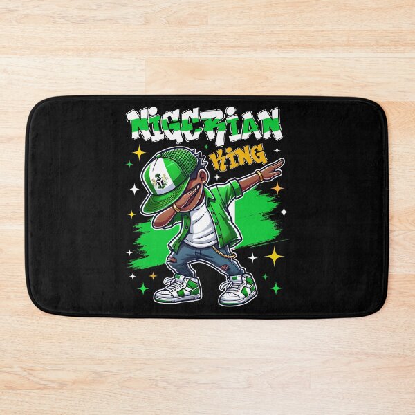 Item preview, Nigerian King dabbing Nigeria Flag Pride Nigeria for Kids designed and sold by NUMAcreations.