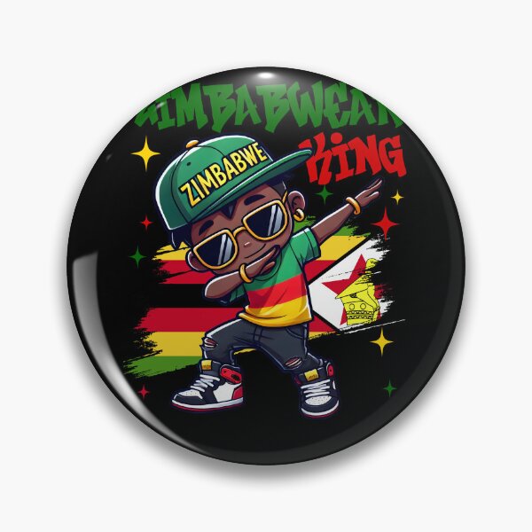 Item preview, Ziambabwean King Dabbing Zimbabwe Flag Pride for Kids designed and sold by NUMAcreations.